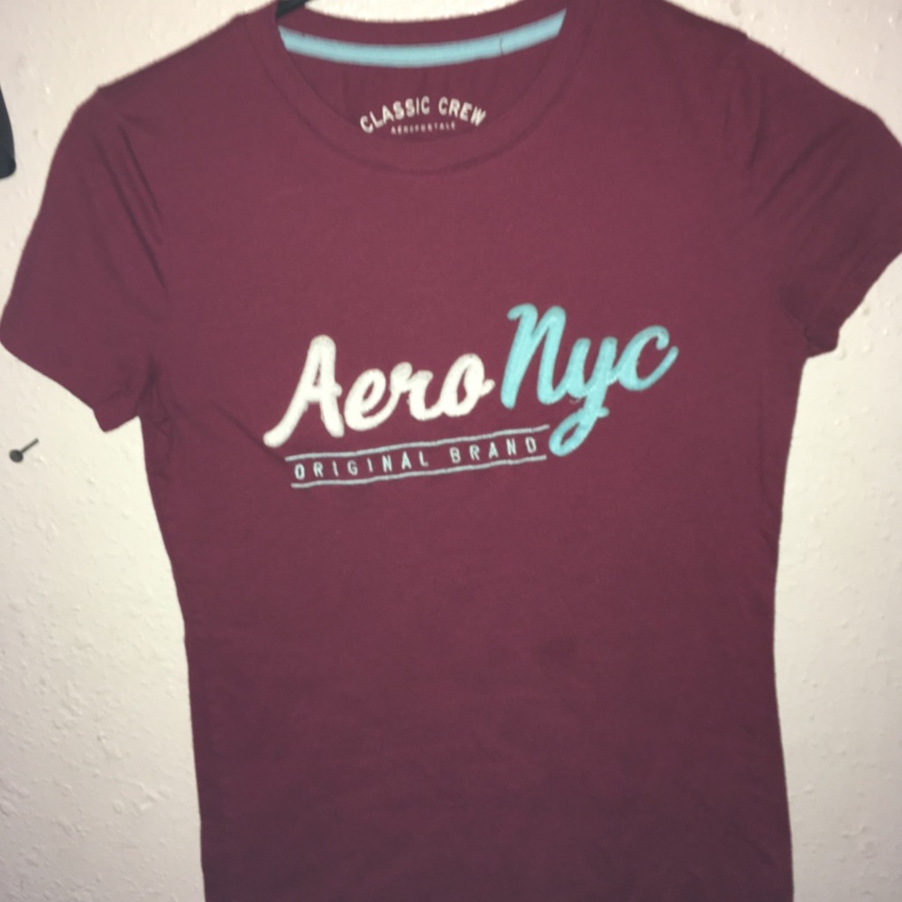 Maroon aero shirt